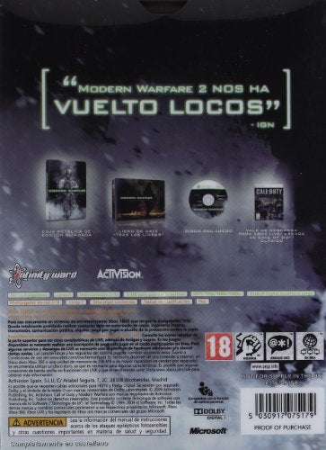 ACTIVISION Call of Duty: Modern Warfare 2 Edición Coleccionista – Caja Metálica + Artbook + Juego Clásico Digital ACTIVISION Call of Duty: Modern Warfare 2 Edición Coleccionista – Caja Metálica + Artbook + Juego Clásico Digital